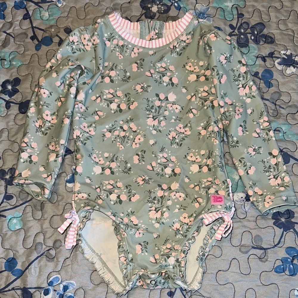 Floral Kids One Piece